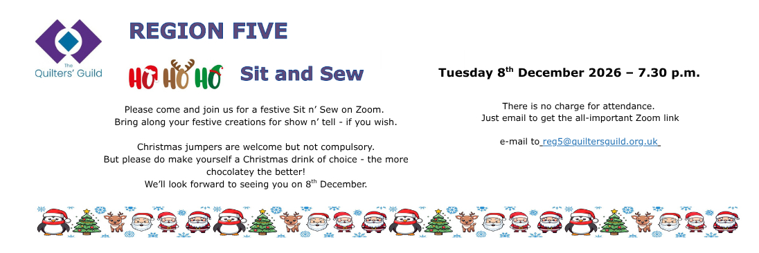 Christmas Sit n Sew 2026
